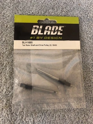 BLADE B450 Tail Rotor Shaft and Drive Pulley 2ea  BLH1665 Replacement Helicopter - Image 1 of 2