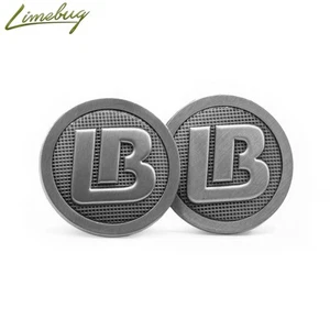 Classic Steel Limebug Adhesive Emblems Pair VW - Picture 1 of 1