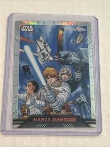 2023 Topps Chrome Star Wars Manga Madness #MM-1 Luke Leia Han Hoth Battle ESB - Picture 1 of 2