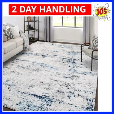 Tapetes para sala de estar: tapete interno macio grande 5x7 tapete abstrato moderno sem... - Imagem 1 de 4