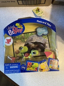 Littlest Pet Shop Postcard Pet #1009 Green Tattoo Turtle NEW In Box - Picture 1 of 2
