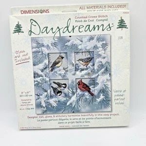 NEW Dimensions Daydreams Counted Cross Stitch Kit 73022 "Snow Birds" - Picture 1 of 6