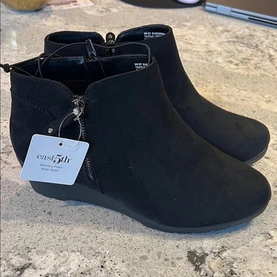 Botines East 5th elegantes negros 9 WD Foto 1 de 4