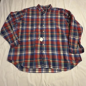 Neu mit Etikett Ralph Lauren Button-Down-Hemd für Herren 3XB mehrfarbig mit Fleischpony - Bild 1 von 9