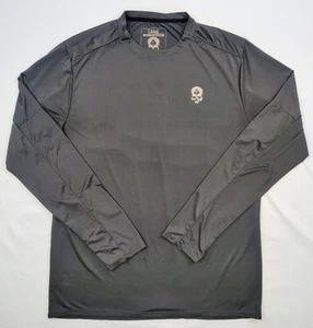 Zero Foxtrot Compression Langarm Sportshirt Rash Guard Herren Größe L grau - Bild 1 von 5