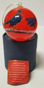 Dillards Christmas Ornament Four Calling Birds 12 Days of Christmas Coral 2010 - Picture 1 of 11