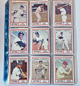 1982 TCMA Baseball's Greatest Hitters Complete Set of 45 Stan Musial Lou Brock - Picture 1 of 12