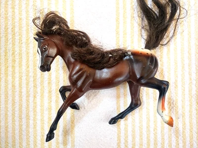 Vintage Reeves Breyer Dark Brown Horse Brushable Hair - Image 1 of 4