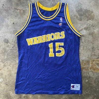 Camiseta deportiva de baloncesto vintage Golden State Warriors Latrell Sprewell Champion NBA 48 Foto 1 de 4