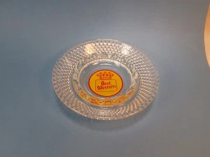 Vintage Best Western Glass Advertising Ashtray - Picture 1 of 3