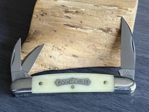 GEC Tidioute USA Pocket Carver Folding Pocket Knife - 620320 - Smooth White - Picture 1 of 11