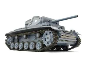 RC Panzer "Kampfwagen III" 1:16 Heng Long R&S Stahlgetriebe V7.0 Metallketten - Bild 1 von 9