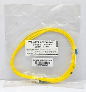 Duplex St / UPC - LC/UPC Glasfaser Optisches Kabel 3 - Bild 1 von 12