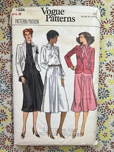 Vogue Sewing Pattern 7034 Misses' Dress & Jacket Size 8 FF UNCUT - Picture 1 of 2