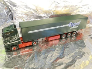 ** Herpa 146685 Mercedes Benz Actros LH rideau toile semi-remorque Oppel Ansbach - Photo 1 sur 1