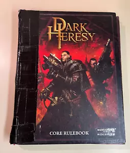 Warhammer 40K Dark Heresy Core Rulebook Hardcover Book, TAPED SPINE, READ - Picture 1 of 17