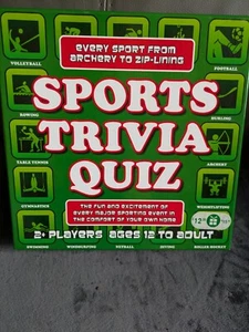 🎲 SPORTS TRIVIA QUIZ BRAND NEW Board Game by Mad Moose 12+ Complete - Bild 1 von 4