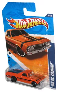Hot Wheels Muscle Mania '11 Orange '68 El Camino Toy Car 104/244 - Picture 1 of 1