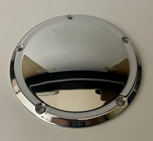 Harley Davidson OEM 25700389 E3 Touring Chrome Derby Cover - Picture 1 of 3