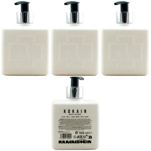 Rammstein White Intense 4in1 Shower Gel 3 X 500ml Body - Face - Hair - Hands - Picture 1 of 1