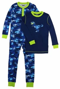 Kirkland Signature Boy's 3-Pc Cotton Pajama Set (Blue/Camo, 5) - Picture 1 of 1