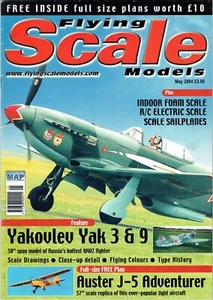 Flying Scale Models (FSI) Magazine - May 2024 - F/S Auster J-5 Adventurer Plans - Picture 1 of 9