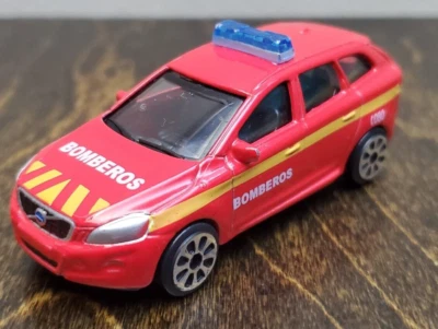 Majorette Volvo XC-60 DKI1 Servicios de Emergencia Bomberos España Vehículo de Bomberos 1/64 Foto 1 de 4