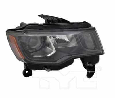 Faro halógeno derecho TYC NSF para Jeep Grand Cherokee negro modelos 2017-2019 Foto 1 de 3