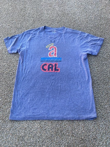 Under Armour California Angels Shirt Mens L Gray Short Sleeve Pullover Fanatics Cover