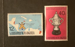 Stamps St Kitts-Nevis Scott #322-3 never hinged - Picture 1 of 1