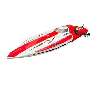 E26 Prepainted Red Electric Racing KIT RC Boat Hull W/o Electric Spare Parts - Image 1 of 4
