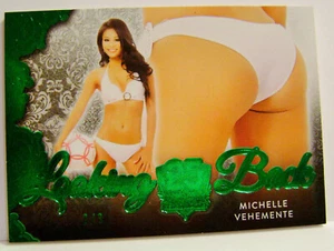 MICHELLE VEHEMENTE 2/3 LOOKING BACK BUTT CARD BENCHWARMER 25 YEARS 2019 RARE - Picture 1 of 3