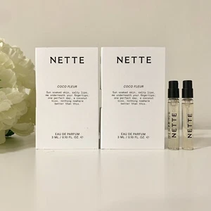 2 Nette Coco Fleur Eau de Parfum 3ml/0.1 oz Each Spray Perfume Women New In Box - Picture 1 of 3