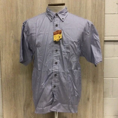 MOOSE CREEK МУЖСКОЙ КОРОТКИЙ РУКАВ РУБАШКА НА ПУГОВИЦАХ РАЗМЕР L V28 - Изображение 1 из 4