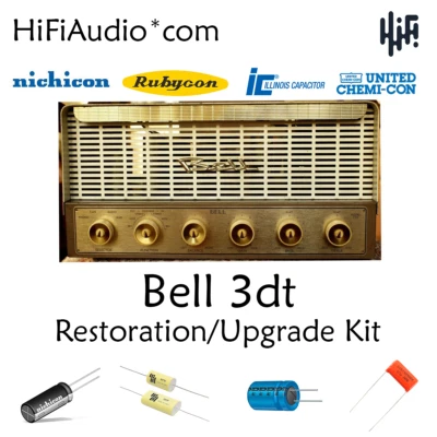 Amplificador de tubo Bell 3DT restauración servicio reparación reconstrucción kit reparación reparación reparación reparación reparación Foto 1 de 4