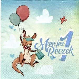 SERVIETTES EN PAPIER ANNIVERSAIRE ENFANT GARCON. PAPER NAPKINS BIRTHDAY BOY KID - Picture 1 of 1