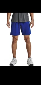 Under Armour Men's Woven Graphic Shorts - sz XL Blue - Picture 1 of 6