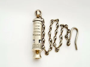 J.Hudson 244 barr Street metropolitan bucks special constabulary police whistle  - Picture 1 of 6