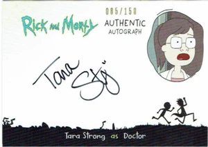 Rick & Morty Season 2 Autograph Auto TS-D Tara Strong as Doctor #085/150 - Picture 1 of 1