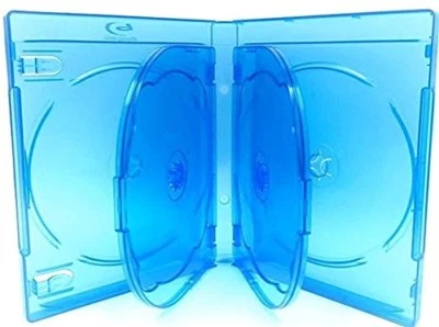 5 x Amaray 6 Disc Blu-ray Disc Case 21 mm Durable Case of Polypropylene Plastic