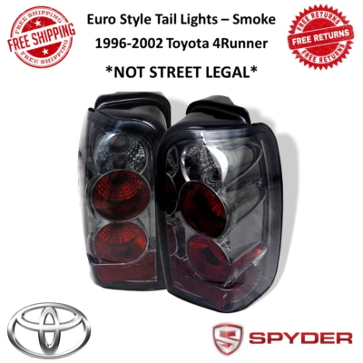 Par de luces traseras Spyder Auto estilo euro humo para 96-02 Toyota 4Runner #5007315 Foto 1 de 4