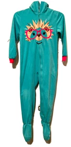 CIRCO HEDGEHOG 1 piece footed Pajamas with Hood & Ears/Ribbed Cuffs  SIZE S/P - Picture 1 of 6