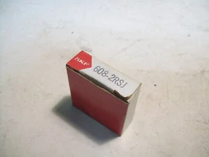 NUEVO EN CAJA RODAMIENTO DE BOLAS DE RANURA PROFUNDA BLINDADO SKF 608-2RSJ 8 X 22 X 7 MM P5054 - Imagen 1 de 4