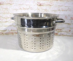 Tramontina Stainless Steel Pot Strainer Pre Owned 10 Inch Diameter - Picture 1 of 12