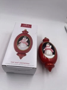 2022   Hallmark   Top Hat Snowman   Limited Edition. Fast Shipping - Picture 1 of 11
