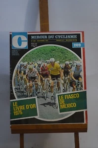 ANCIENNE REVUE MIROIR DU CYCLISTE MAILLOT N°209 1975 POSTER RAYMOND POULIDOR - Foto 1 di 2