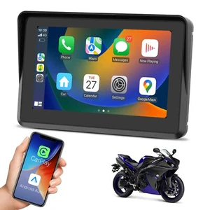 5" Motorcycle Navigator Wireless Carplay Android Auto IPX7 Waterproof with TPMS - Picture 1 of 15