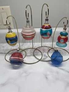 Vintage Lot unsilbert WW2 Ära Premier Laterne doppelter Einzug Ornamente 1 Papierkappe! - Bild 1 von 8