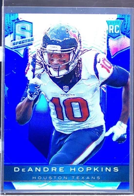 2013 Spectra DeAndre Hopkins Blue /49 #205 Texans - Image 1 of 2