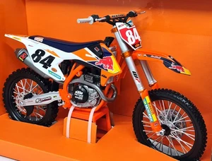 Maisto 1/6 KTM 450 SX-F Factory Edition '18 Jeffrey Herlings Motocross Motorbike - Picture 1 of 5